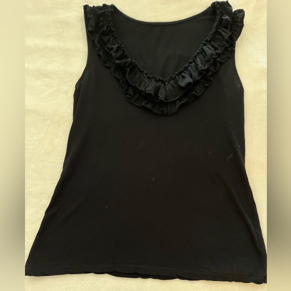Ruffled tank